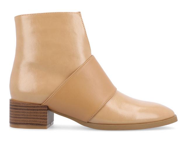 Women's Journee Collection Kyler Booties in Tan color