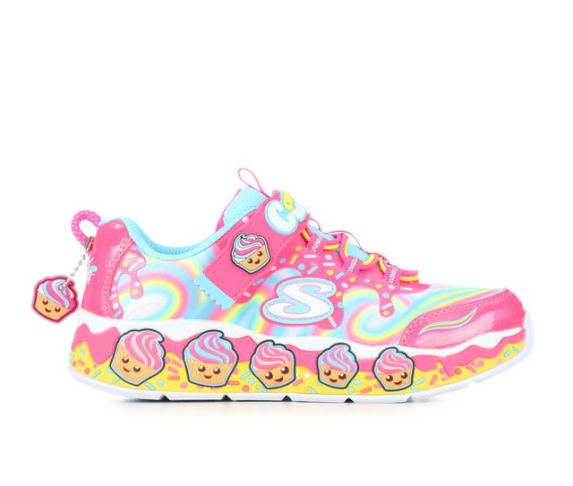Girls' Skechers Little Kid & Big Kid Cupcake Cutie Scented Running Shoes in Pink/Multi color