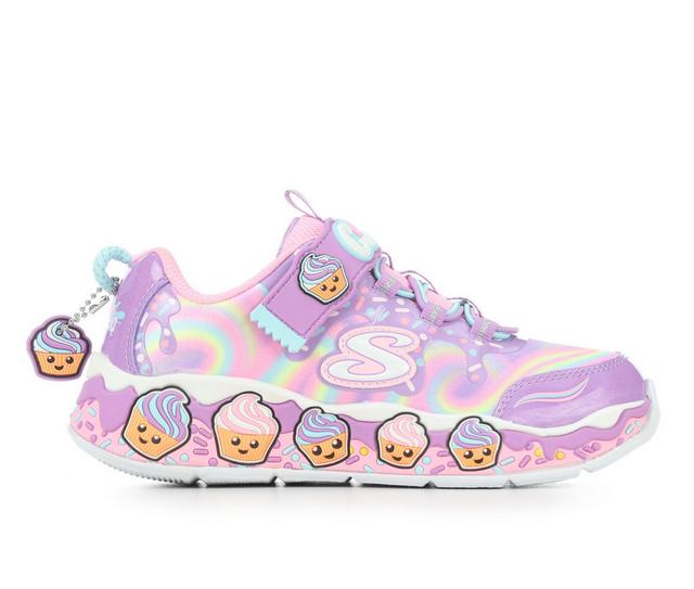 Girls' Skechers Little Kid & Big Kid Cupcake Cutie Scented Running Shoes in Lavndr/Multi color