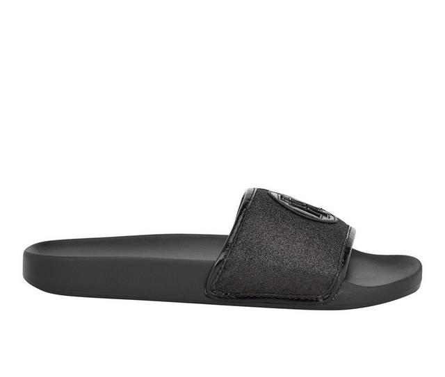 Women's Tommy Hilfiger Danaa Sport Slides in Black color