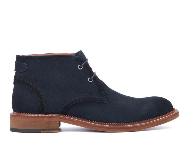 Men's Vintage Foundry Co Milton Chukka Dress Boots in Navy color