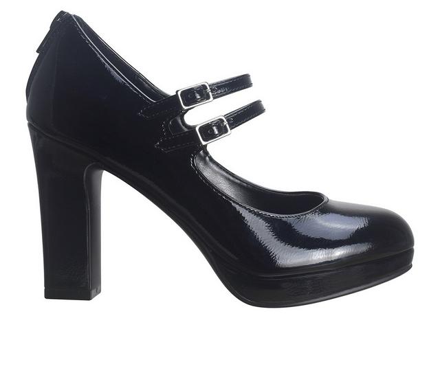 Women's Impo Oleta Block Heel Mary Jane Pumps in Black color