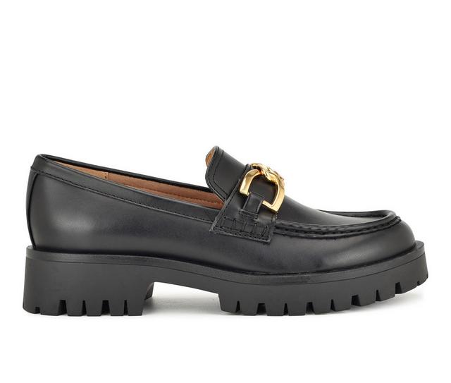 Women's Nine West Gables Loafers in Black color