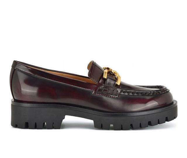 Women's Nine West Gables Loafers in Wine color