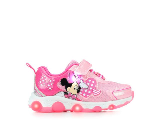 Girls' Disney Toddler & Little Kid Minnie Mouse Light-up Shoes in Pink color