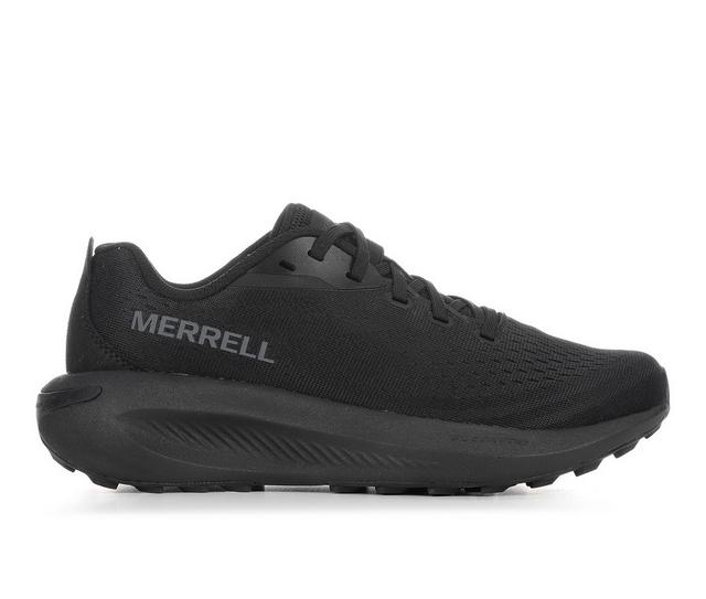 Women's Merrell Morphlite Running Shoes in TRIPLE BLACK color