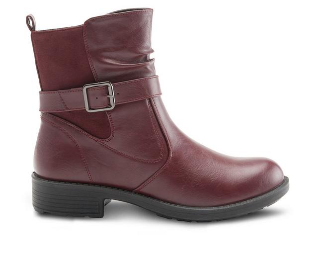 Women's Flexus Cahir Booties in Bordeaux color