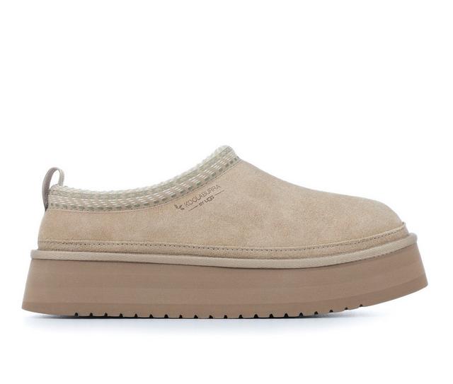 Women's Koolaburra by UGG Burree Platform Clogs in Desert Stone color