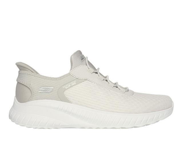 Women's BOBS Squad Chaos 117504 Slip-In Sneakers in Off White color