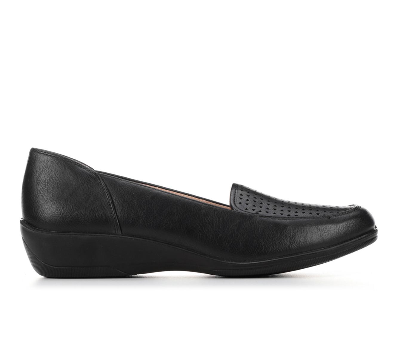 Lifestride cheap black wedges