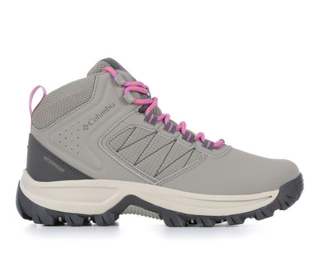 Women's Columbia Tranverse Hike Waterproof Hiking Boots in Kettle/Berry color