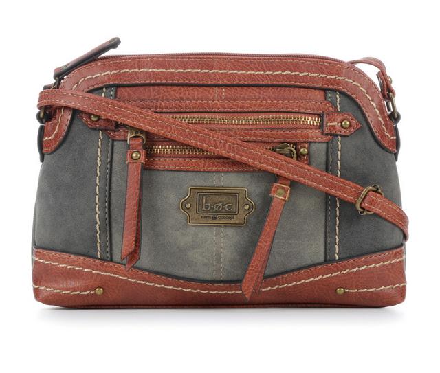 BOC Bellewood Mini Crossbody Handbag in BlkCharcSaddle color