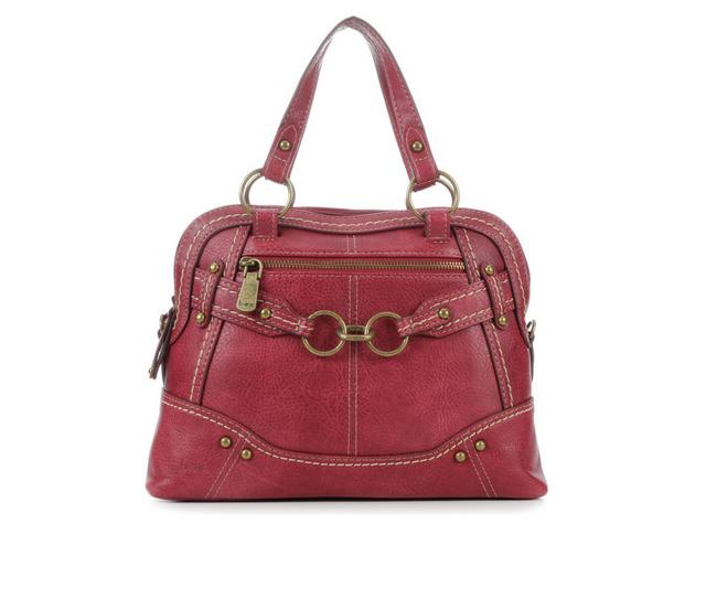 BOC Scottsburg Satchel Handbag in Burgundy color