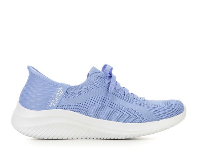 Women's Skechers 149710 Ultra Flex 3.0 Slip-In Sneakers in PERIWINKLE color