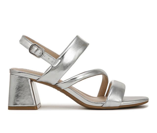 Women's LifeStride Celia Dress Sandals in Silver color