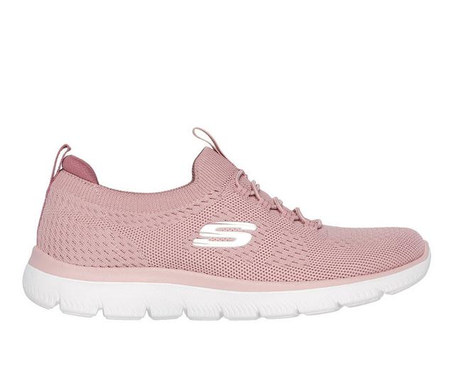 Women's Skechers Summits Sneakers in Dark Mauve color