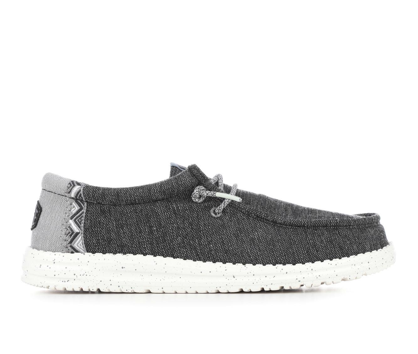Hey Dude Men's Wally-Coastline Grey Size 10 | Men's Shoes