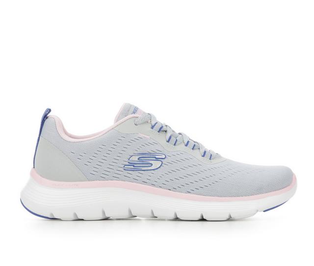 Women's Skechers 150201 Flex Appeal 5 Sneakers in Grey/Blue/Pink color