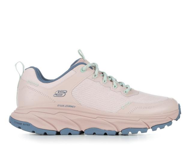 Women's Skechers 180168 D'Lux Journey Trail Running Shoes in Light Pink color
