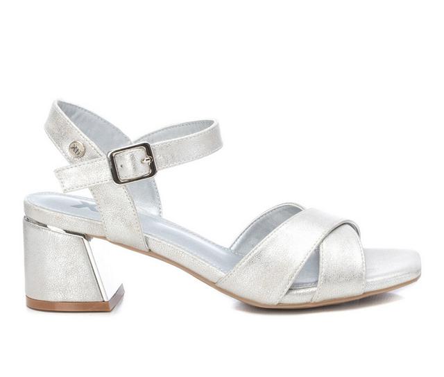 Women's Xti Disco Dress Sandals in Silver color