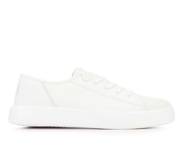 Men's HEYDUDE Cody Canvas-M Casual Shoes in White/White color