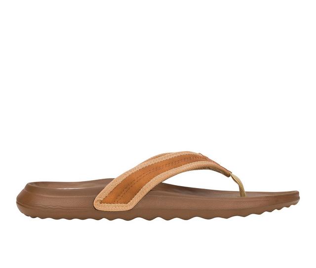 Men's HEYDUDE Myers Flip Classic Flip-Flops in Orange color