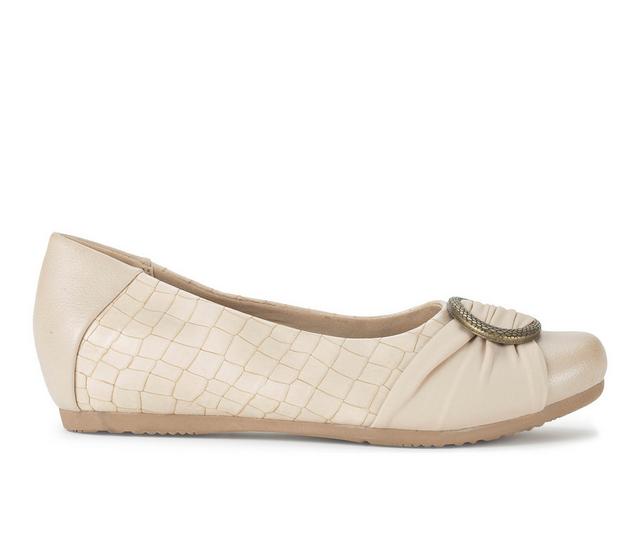 Women's Baretraps Mabley Flats in Milkyway color