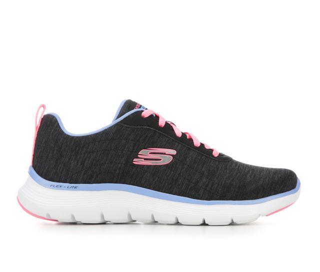 Women's Skechers 150207 Flex Appeal 5 Sneakers in Black/White color