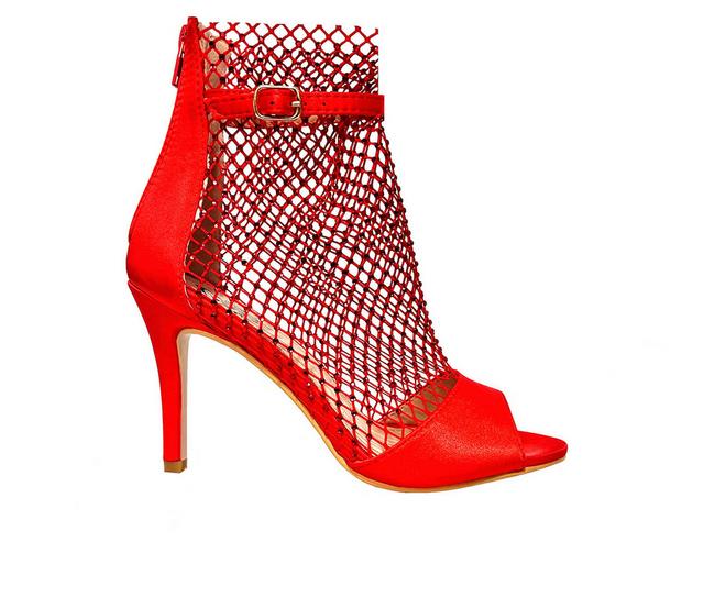 Women's Chic by Lady Couture Ariana Dress Sandals in Red color