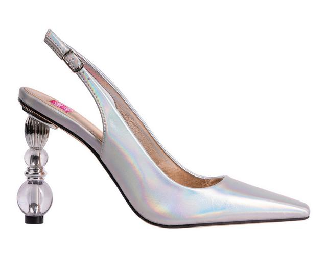 Women's Ashley Kahen Salsa Pumps in Silver color