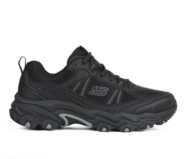 Men's Skechers Stamina At Trail Running Shoes in Black color