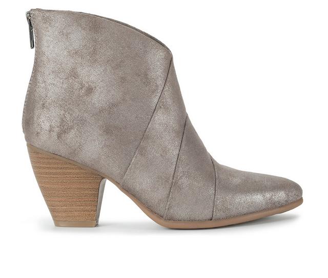 Women's Baretraps Liberty Heeled Booties in Gunmetal color