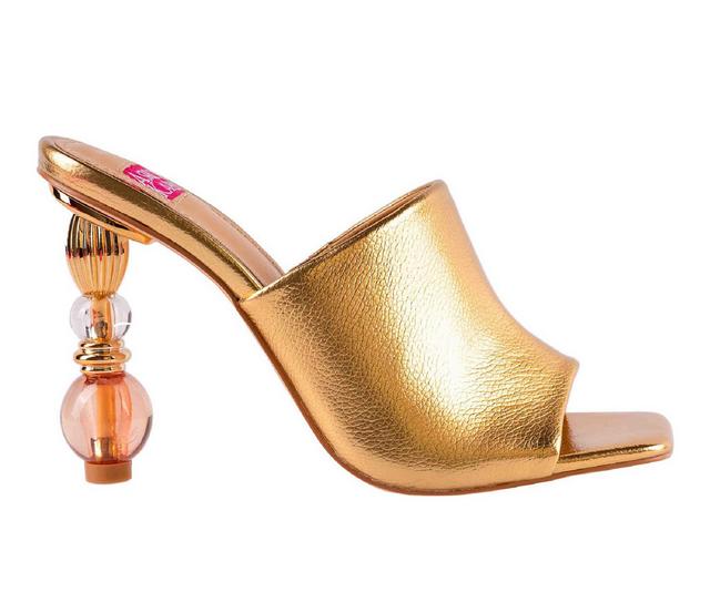 Women's Ashley Kahen Fame Dress Sandals in Gold color