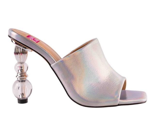 Women's Ashley Kahen Fame Dress Sandals in Silver color