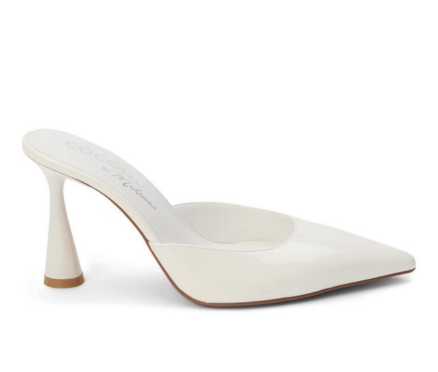 Women's Coconuts by Matisse Zola Pumps in White Patent color