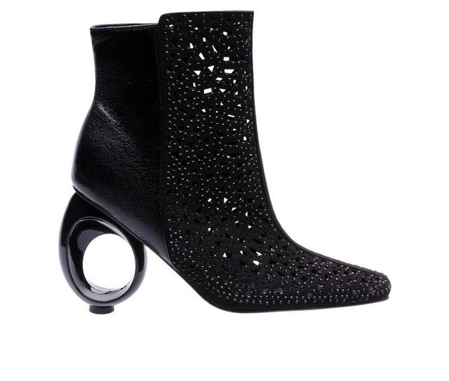 Women's Lady Couture Breeze Heeled Booties in Black color
