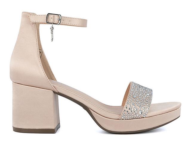 Women's Juicy Nelly Dress Sandals in Champagne color