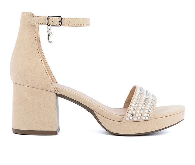 Women's Juicy Nelly Dress Sandals in Nude color