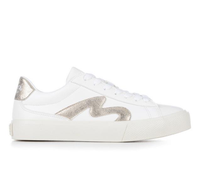 Women's Blowfish Malibu Vice Sneakers in White/Gold color