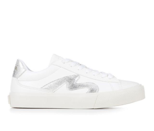Women's Blowfish Malibu Vice Sneakers in White/Silver color