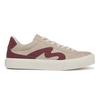 Beige/Red