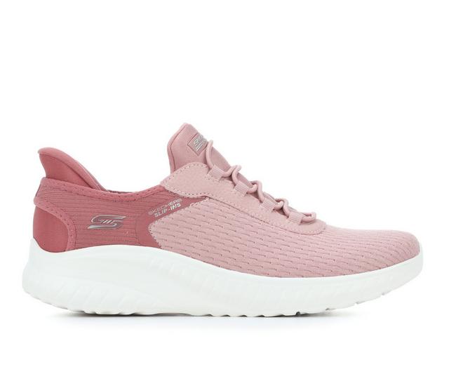 Women's Skechers 117504 BOBS Squad Chaos Slip-in Sneakers in Blush color