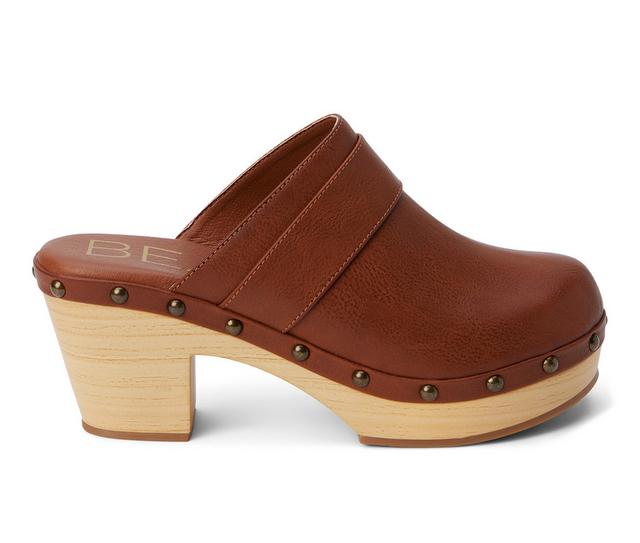 Women's Beach by Matisse Maverick Heeled Clogs in Cognac color