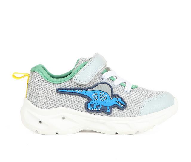 Boys' Carters Infant & Toddler & Little Kid Ohio 3 Light-Up Sneakers in Light Grey color