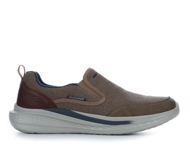 Men's Skechers 210808 Slade-Lucan Casual Shoes in Taupe color