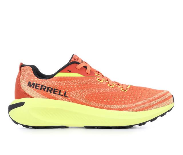 Men's Merrell M Morphlite Hiking Boots in Melon/Hiviz color