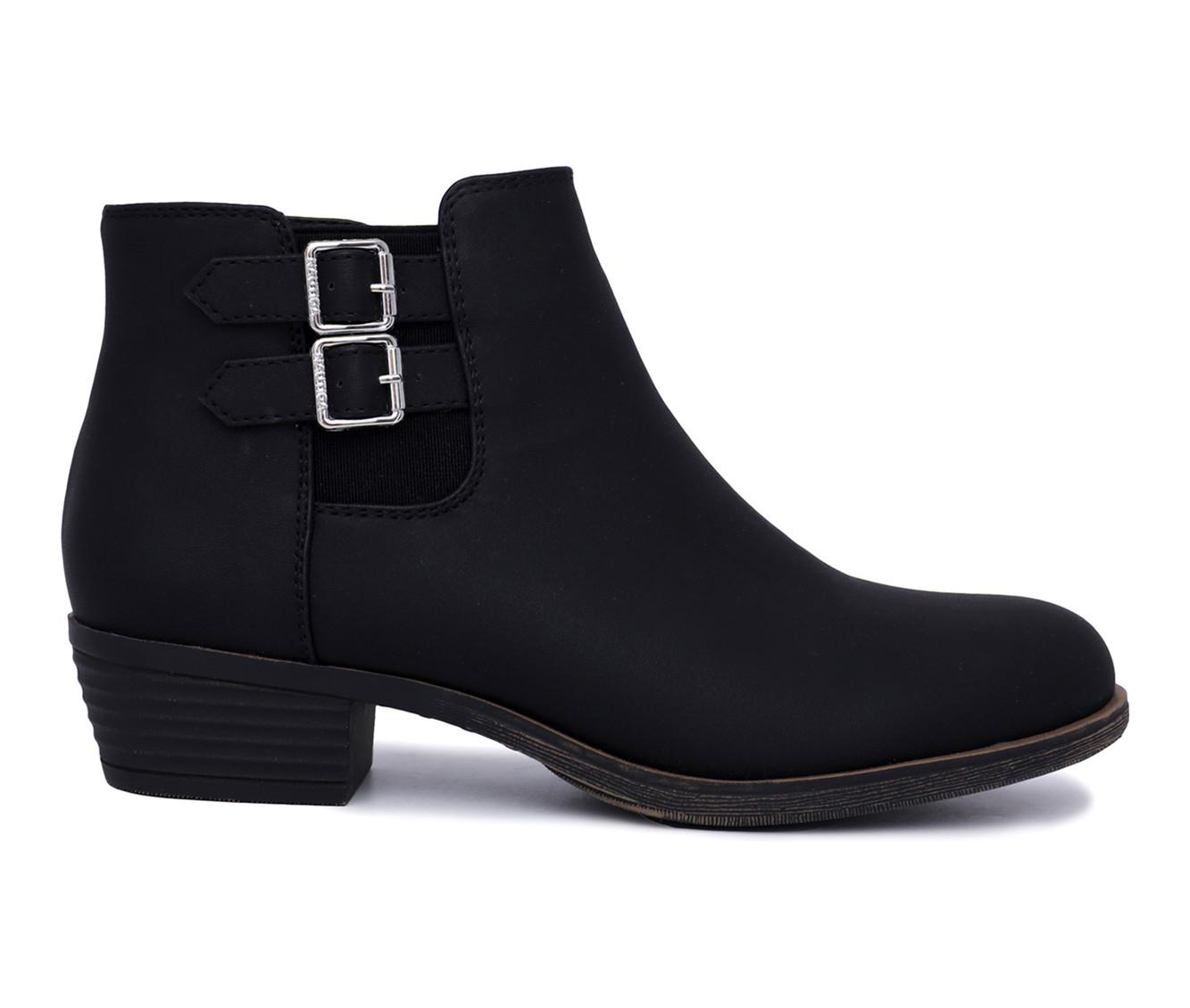 Women's Nautica Alara Buckle Heeled Booties