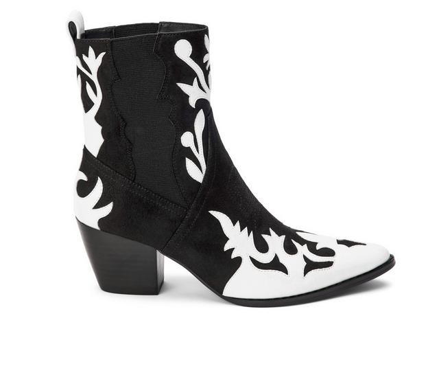 Women's Coconuts by Matisse Canyon Western Boots in Black/White color