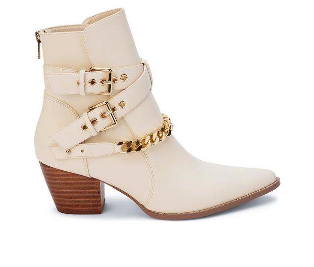 Women's Coconuts by Matisse Jill Western Boots in Ivory color