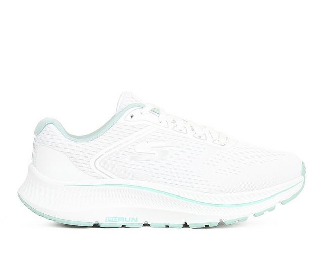 Women's Skechers Go Go-Run Consistent 2.0 Running Shoes in White Mint color